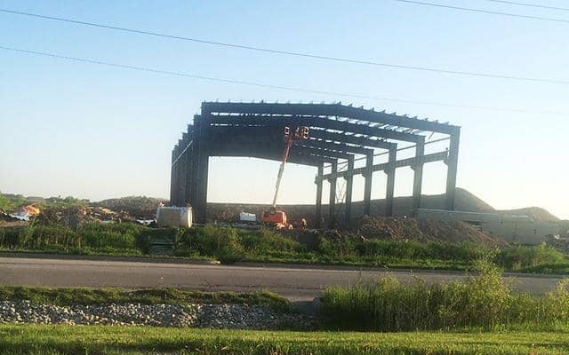 Canada Steel Structure Plant on Site Construction 1