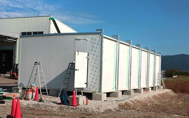 Xây dựng công trường container nhà máy xanh Nhật Bản
