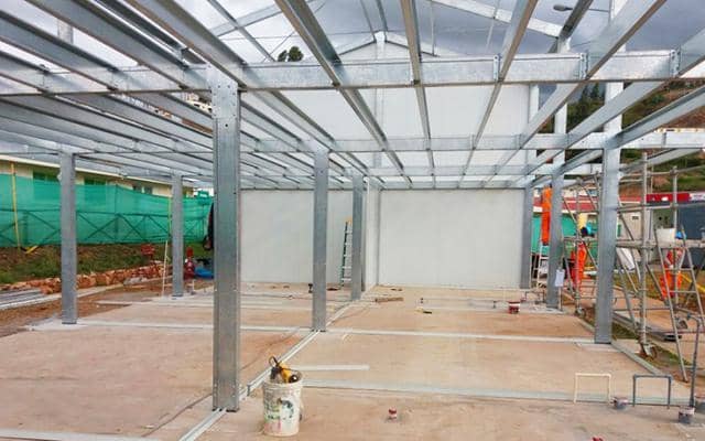 Structure of Steel Framed Farm Buildings for Chicke