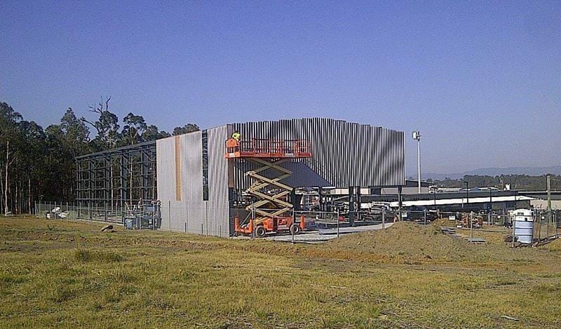 Entrepôt australien à structure métallique